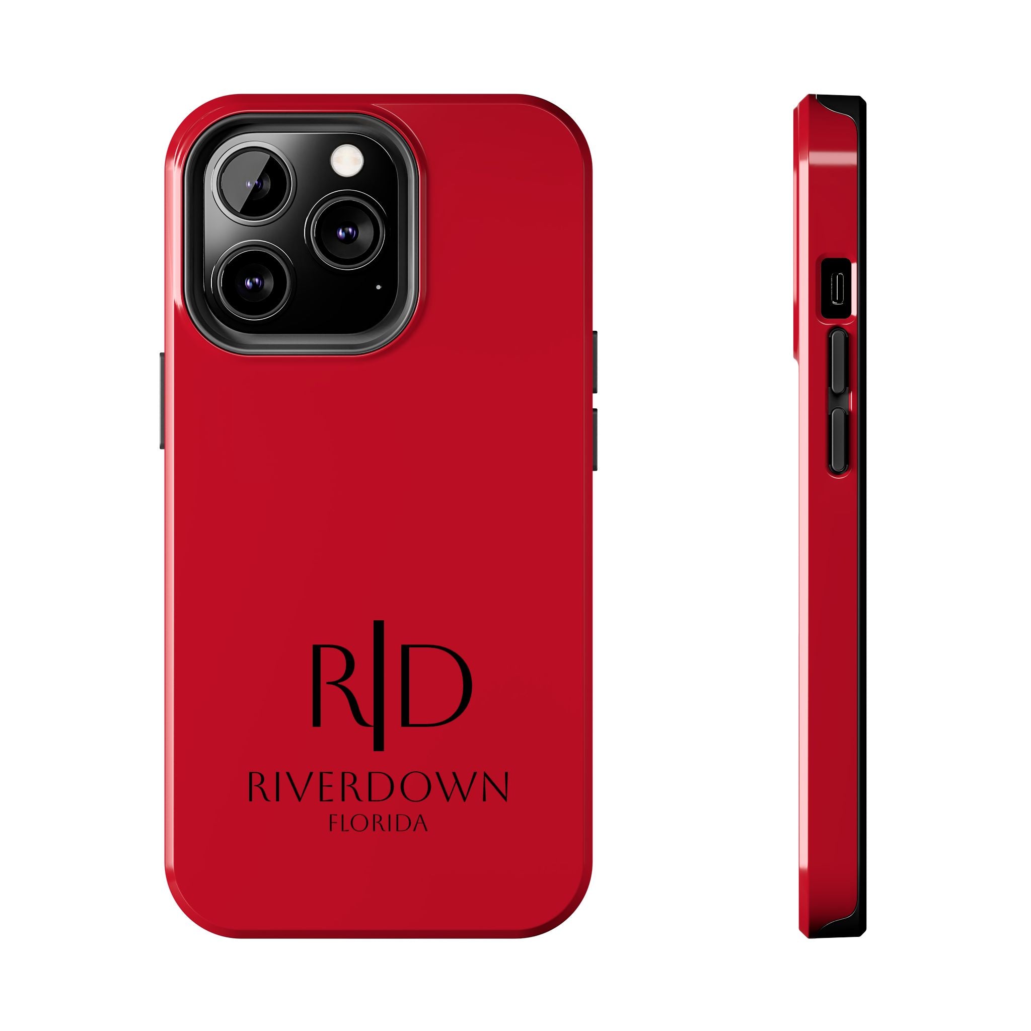 924 - Phone Case Red Berry Riverdown Florida Tough Phone Case – Slim Protective iPhone Cover with R|D Logo