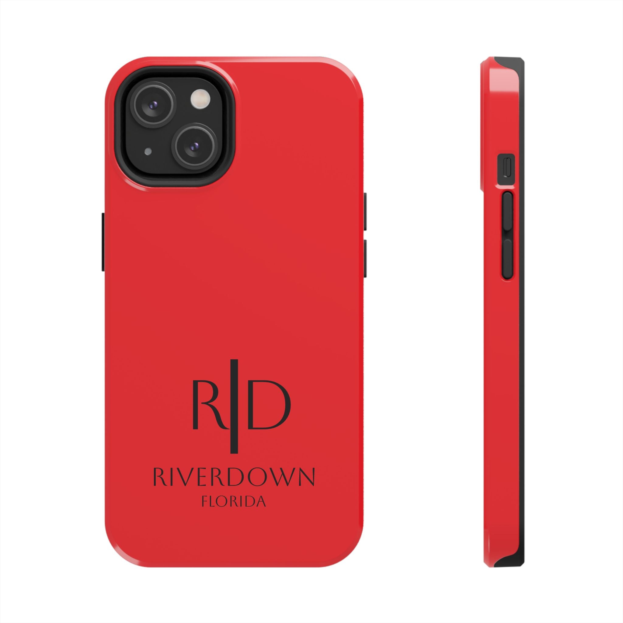 924 - Phone Case Red Berry — Durable Protective Phone Cover with Monogram Logo