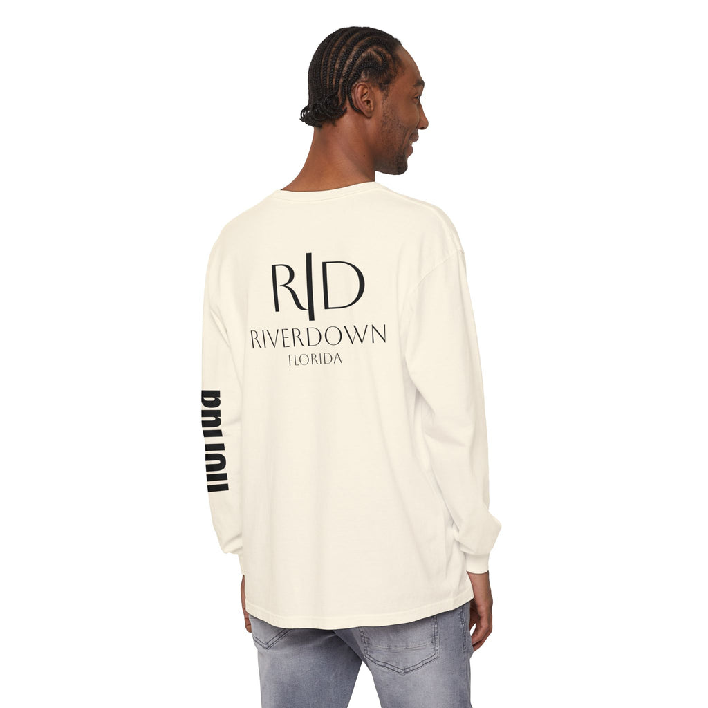 2 - Long Sleeve Tee Multi Colors 'R|D' — Florida Sleeve Graphic