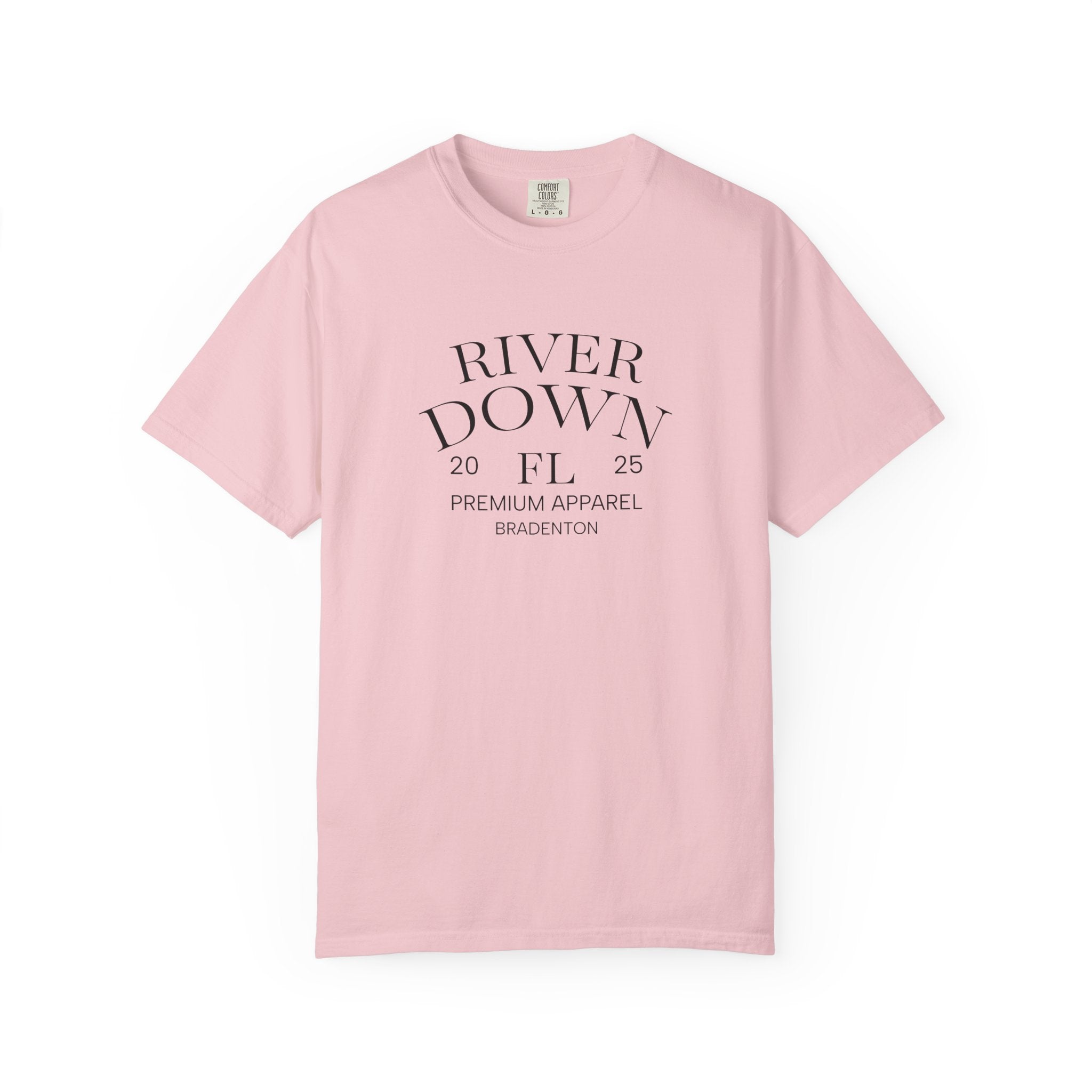 101 -  Tee Multi Colors Monogram R|D Plain Back Classic Tee — Minimalist Initials T-Shirt