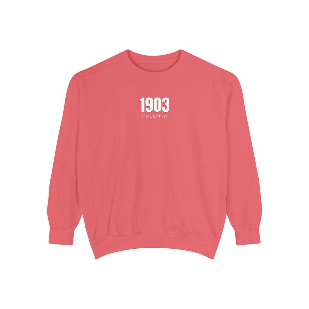3 - 1903 Crest Embroidered Sweatshirt – Minimal Vintage College Pullover