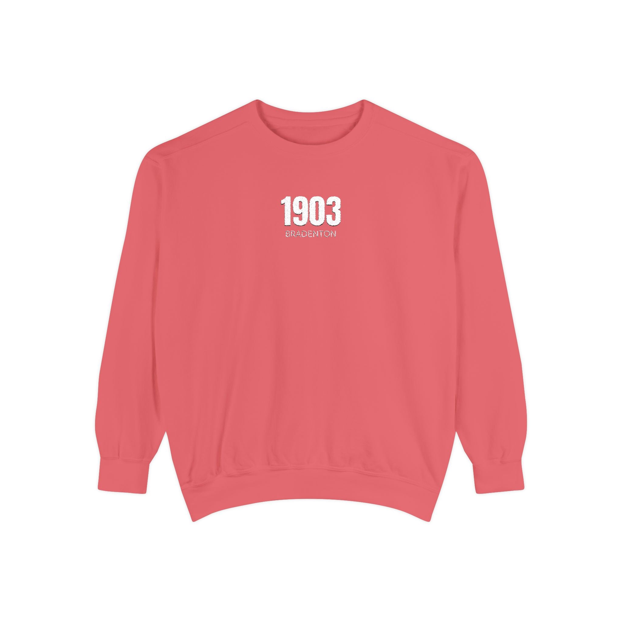 3 - 1903 Crest Embroidered Sweatshirt – Minimal Vintage College Pullover