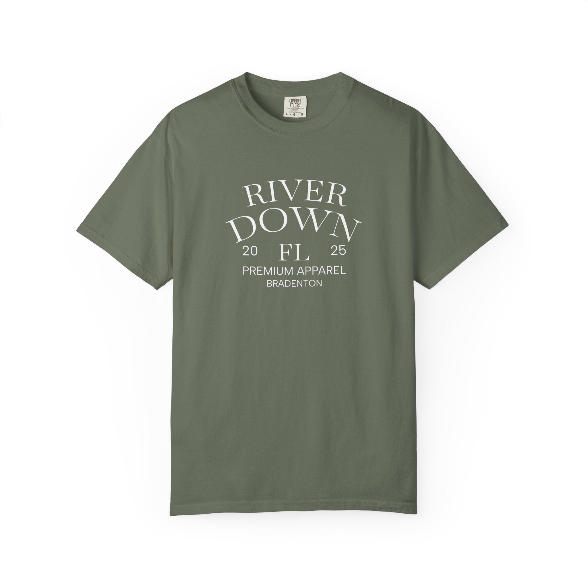101 -  Tee Multi Colors Monogram R|D Plain Back Classic Tee — Minimalist Initials T-Shirt