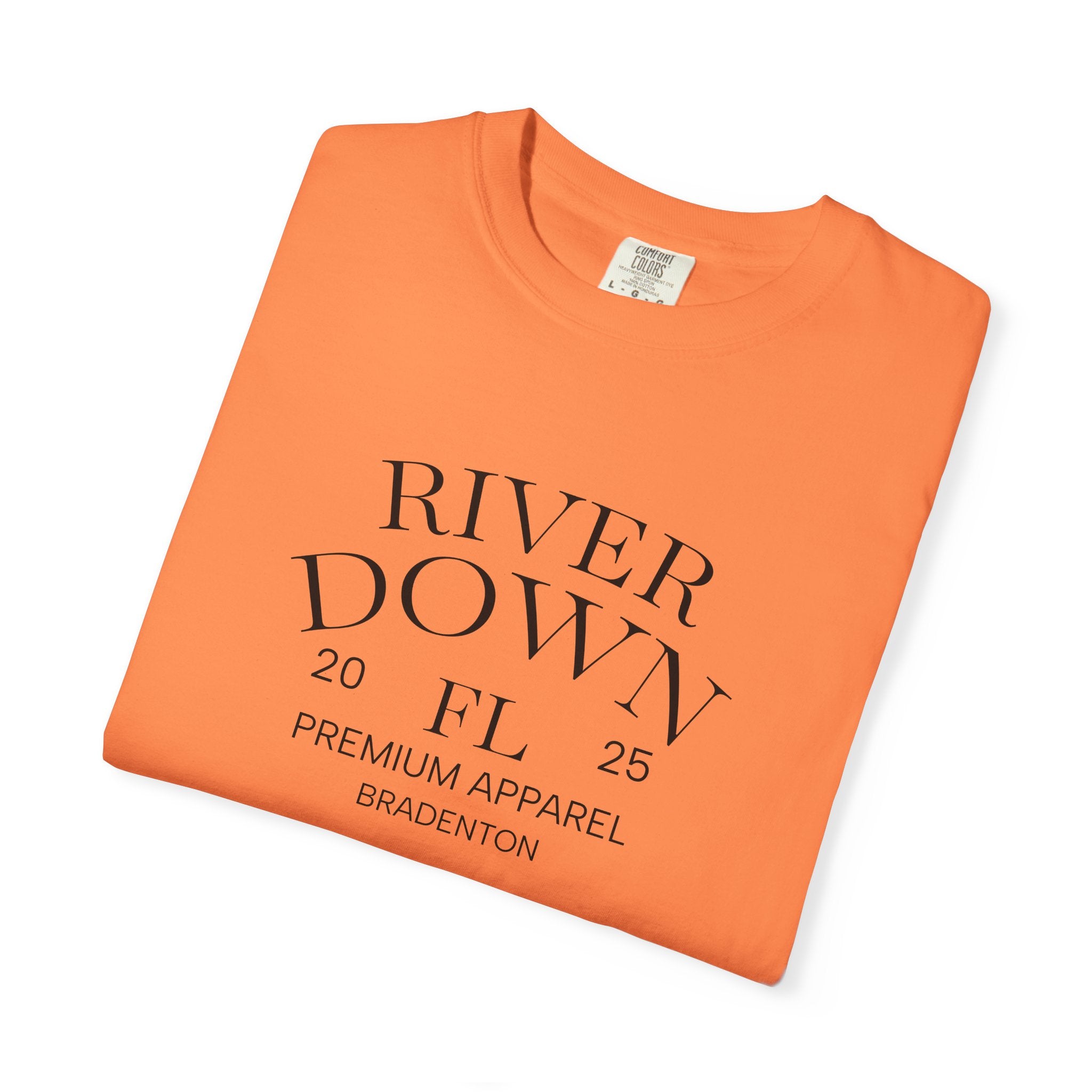 101 -  Tee Multi Colors Monogram R|D Plain Back Classic Tee — Minimalist Initials T-Shirt