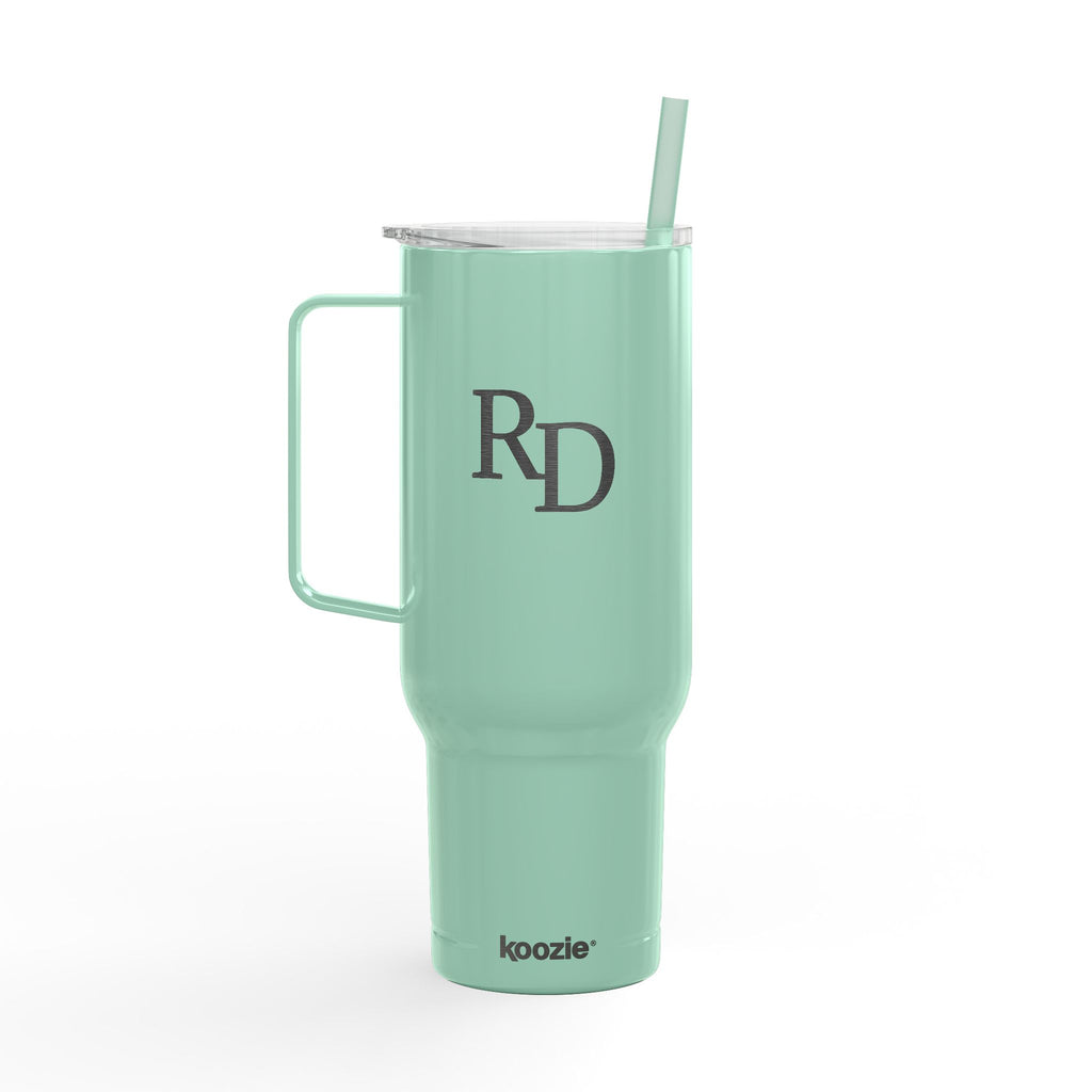 921 - Tumbler Mint 40oz Insulated Tumbler with Lid & Straw — Engravable Travel Mug