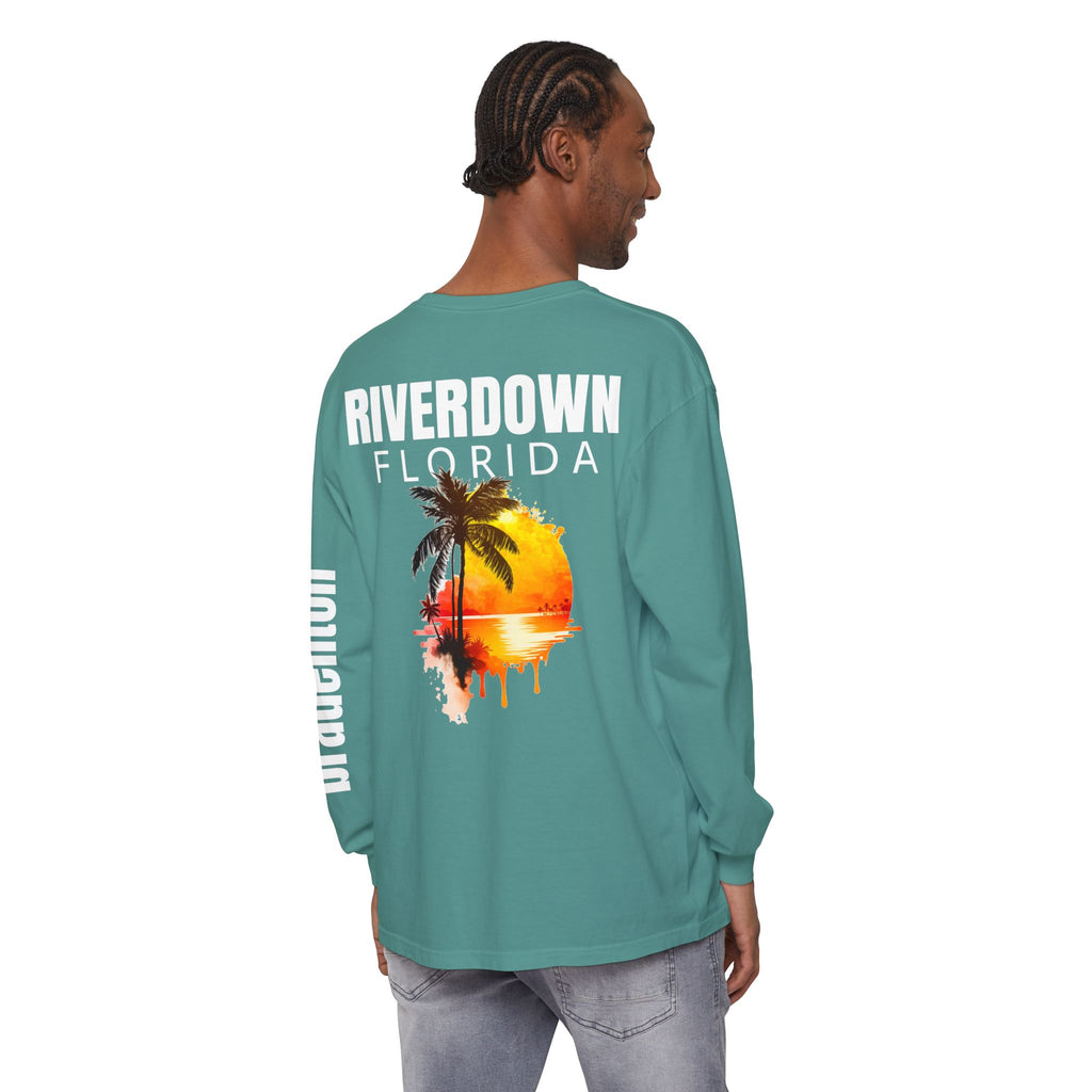 2 - Long Sleeve Bradenton Tee Multi Colors 'R|D' — Florida Sleeve Graphic