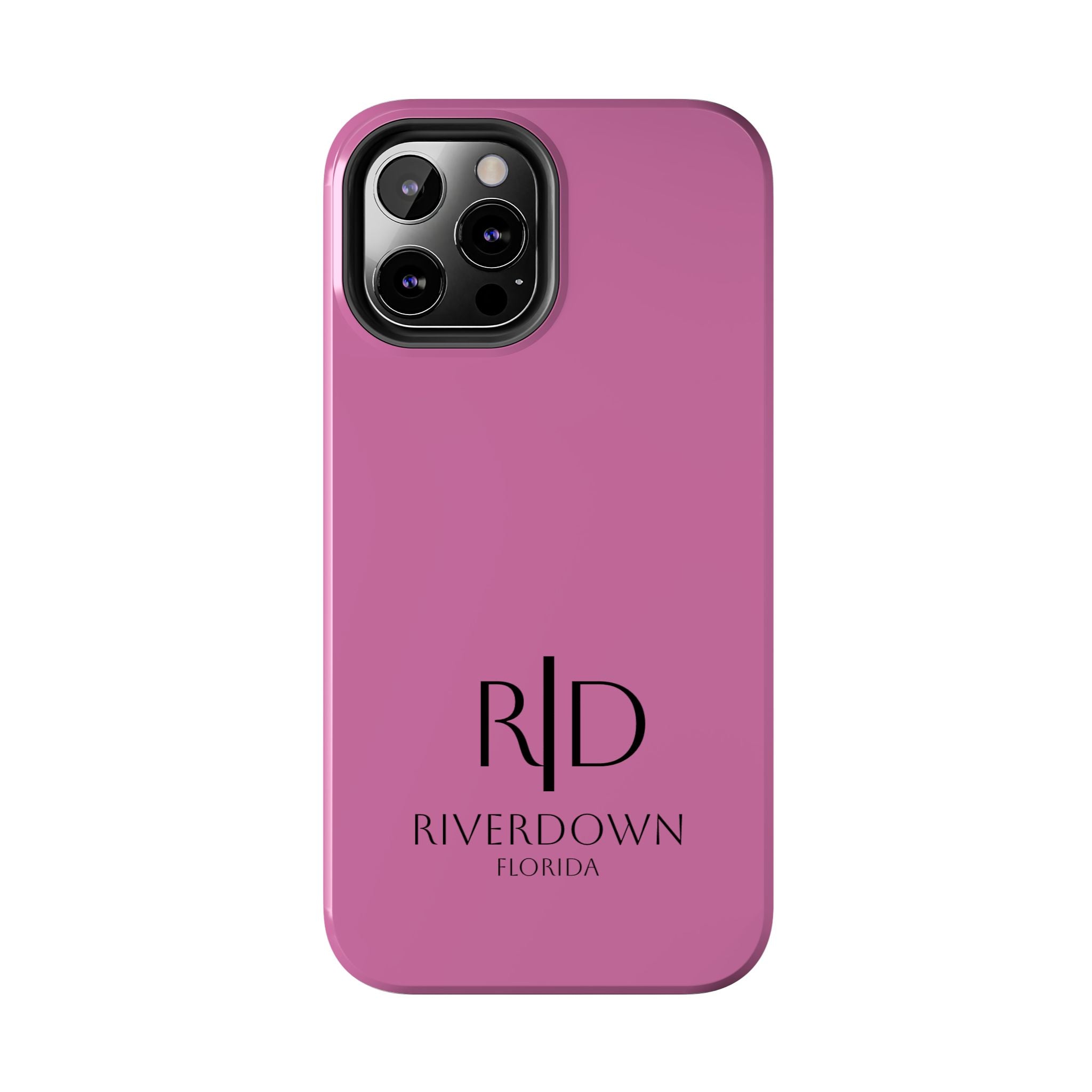 924 - Phone Case Pink Peddle Riverdown Florida Tough Phone Case – Slim Protective iPhone Cover with R|D Logo