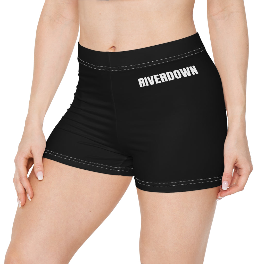 8 - Women’s Athletic Shorts Minimalist 'R|D' Athletic Bike Shorts
