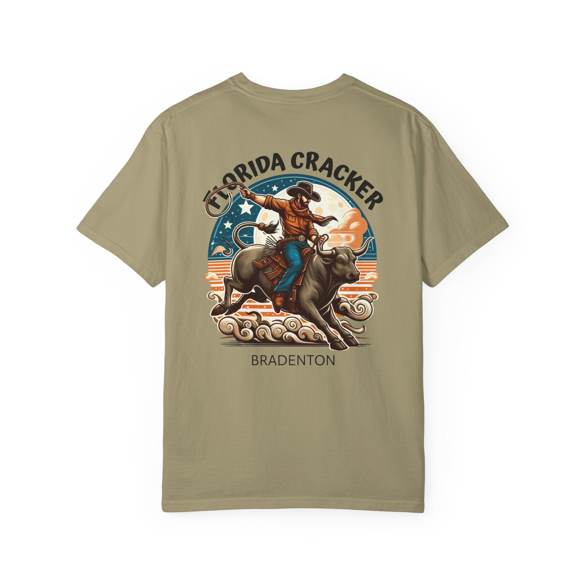 10 - Tee Multi Colors Florida Cracker -  Minimalist Initials T-Shirt