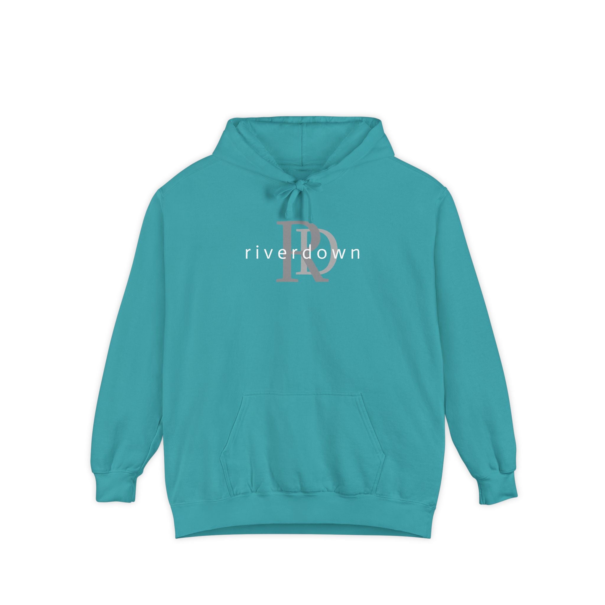 4 - Riverdown Embroidered Hoodie — Soft Garment-Dyed Graphic Hoodie