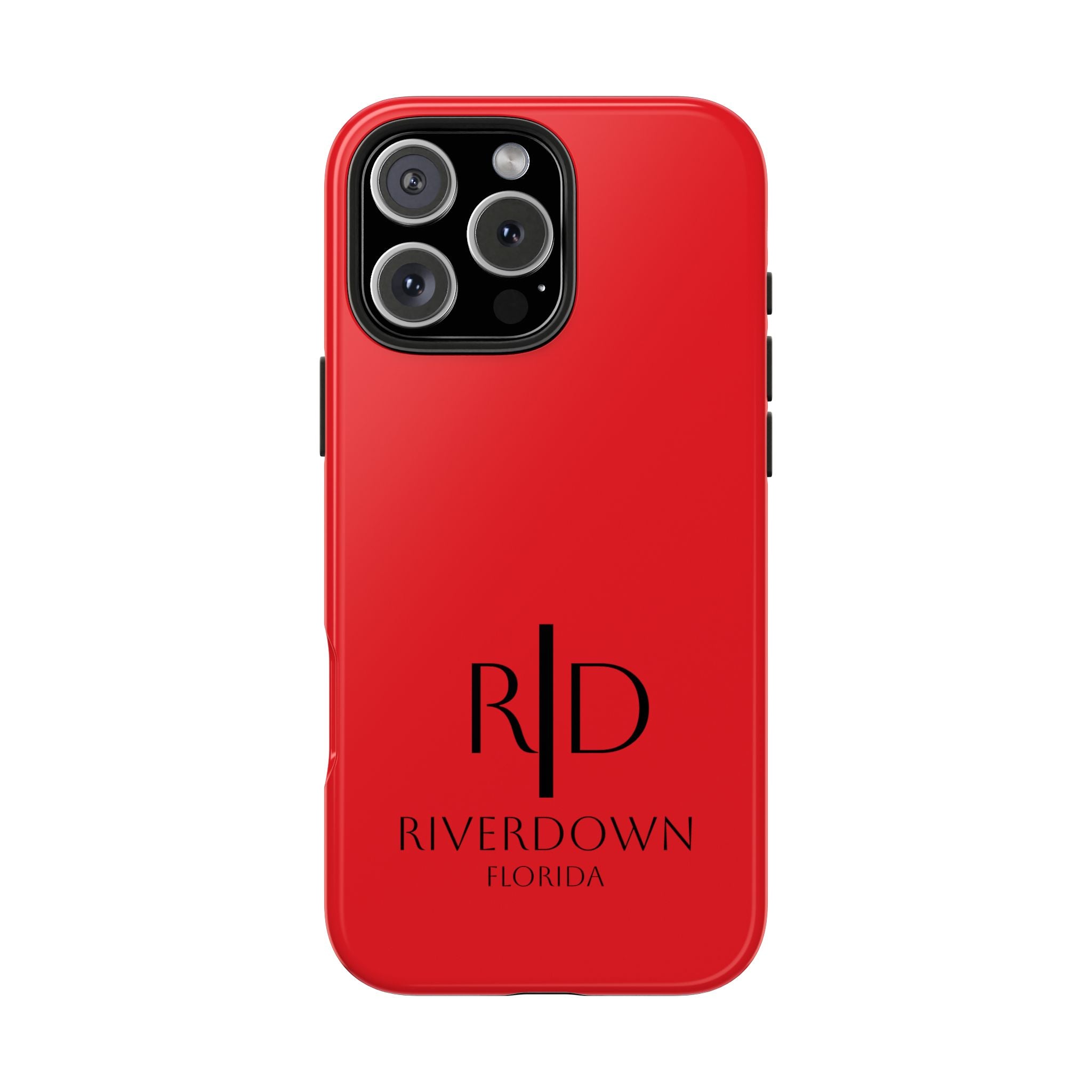 924 - Phone Case Red Berry — Durable Protective Phone Cover with Monogram Logo