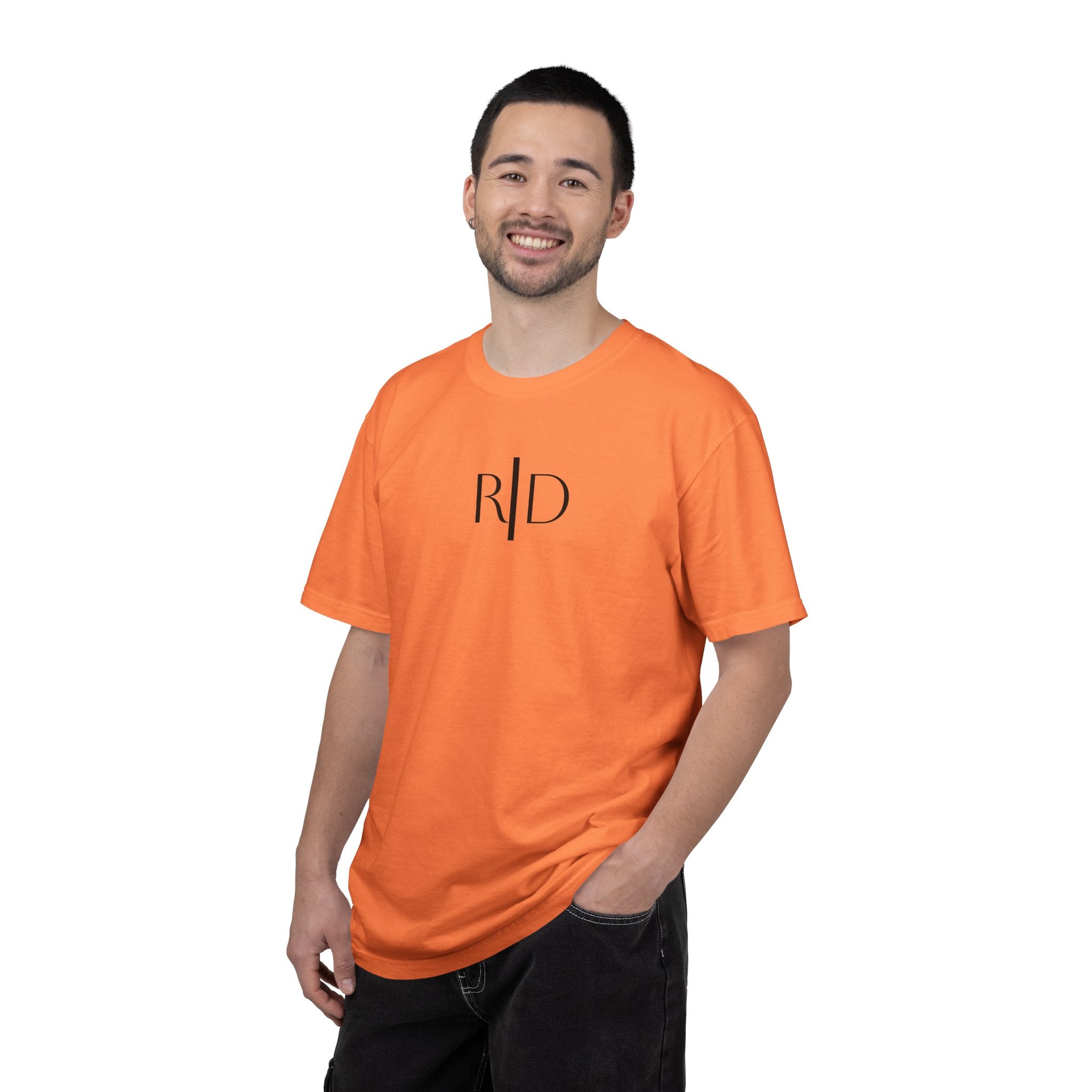 101 - Tee Multi Colors Monogram R|D River Down Shop Classic Tee — Minimalist Initials T-Shirt