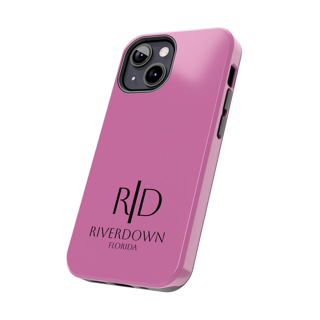 924 - Phone Case Pink Peddle Riverdown Florida Tough Phone Case – Slim Protective iPhone Cover with R|D Logo