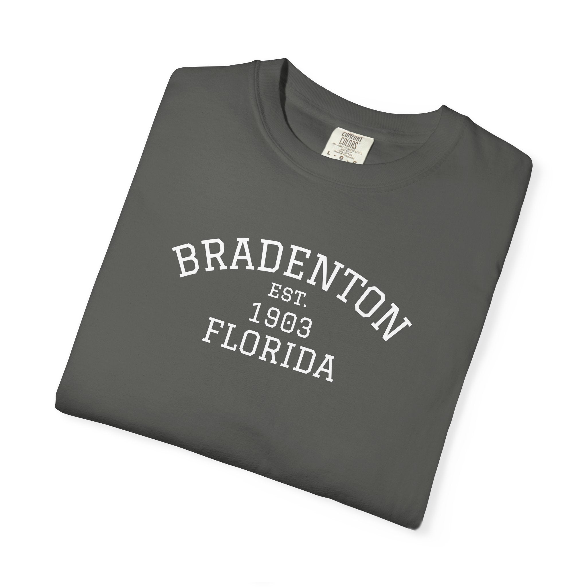 10 - Tee Multi Colors Florida Cracker -  Minimalist Initials T-Shirt