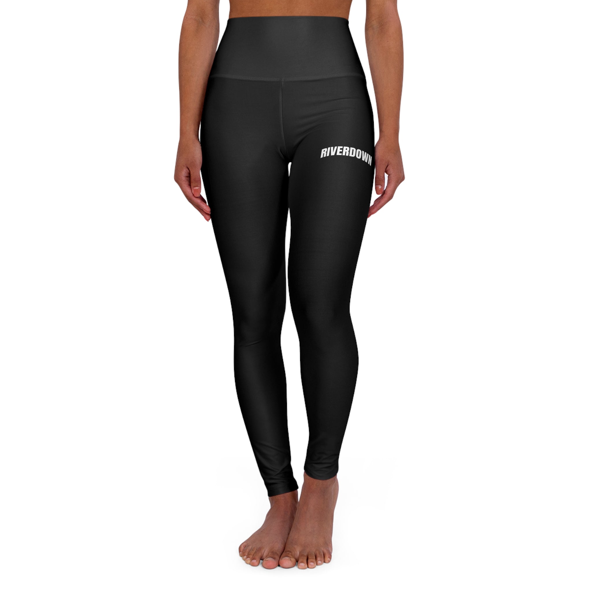62 - Pants Yoga Night High-Waist Yoga Leggings — Minimal Activewear with Subtle 'RID' Accent