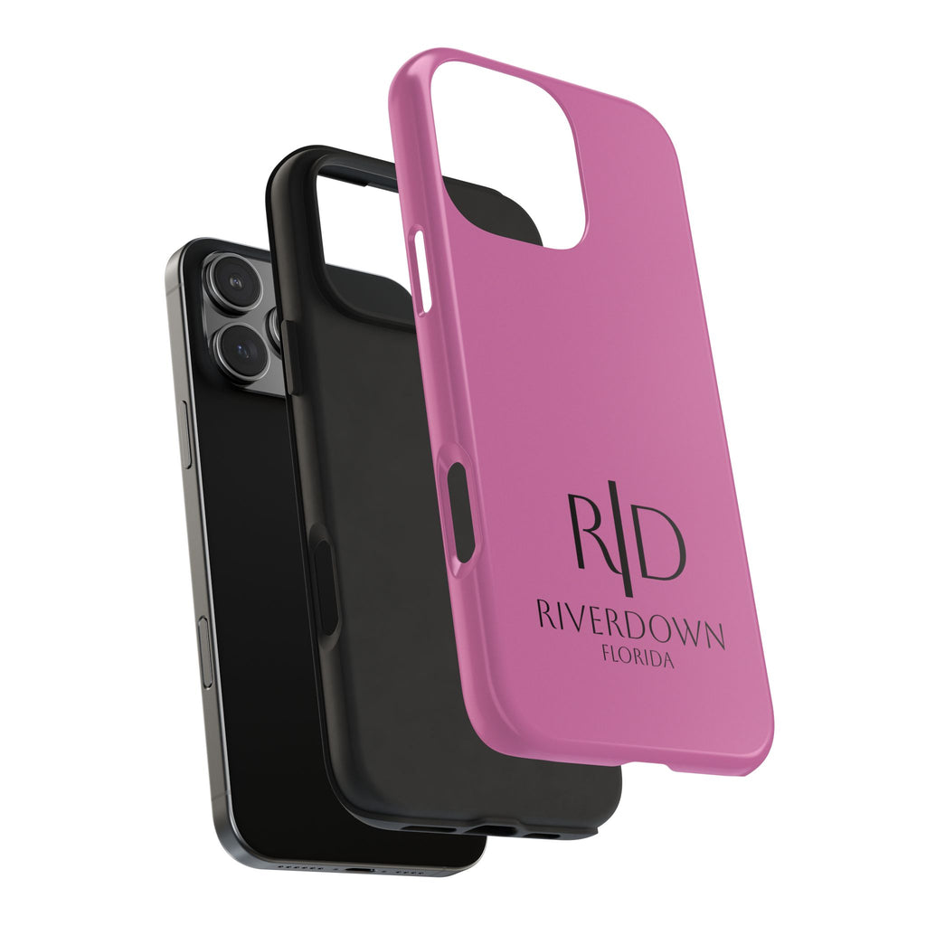 924 - Phone Case Pink Peddle Riverdown Florida Tough Phone Case – Slim Protective iPhone Cover with R|D Logo