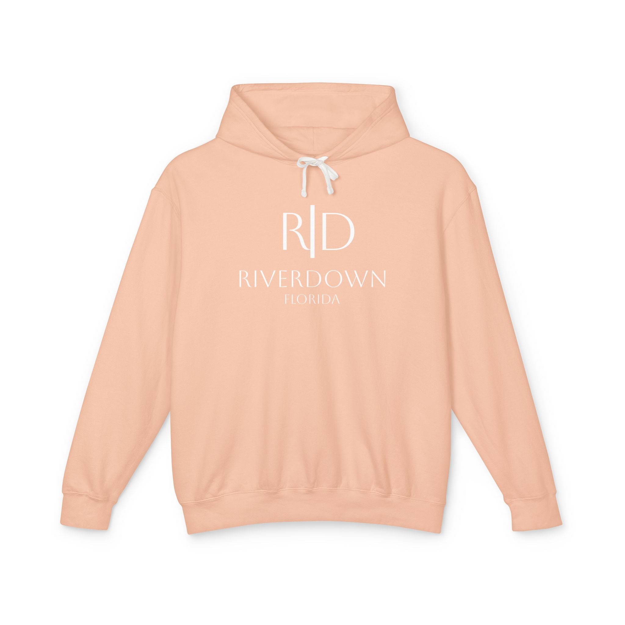 4 - Hoodie Multi Colors Coastal Logo Hoodie — Lightweight Pastel Blue Sweatshirt