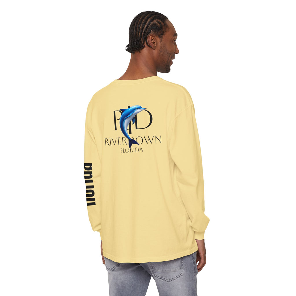 2 - Long Sleeve Tee Multi Colors 'R|D' — Florida Sleeve Graphic