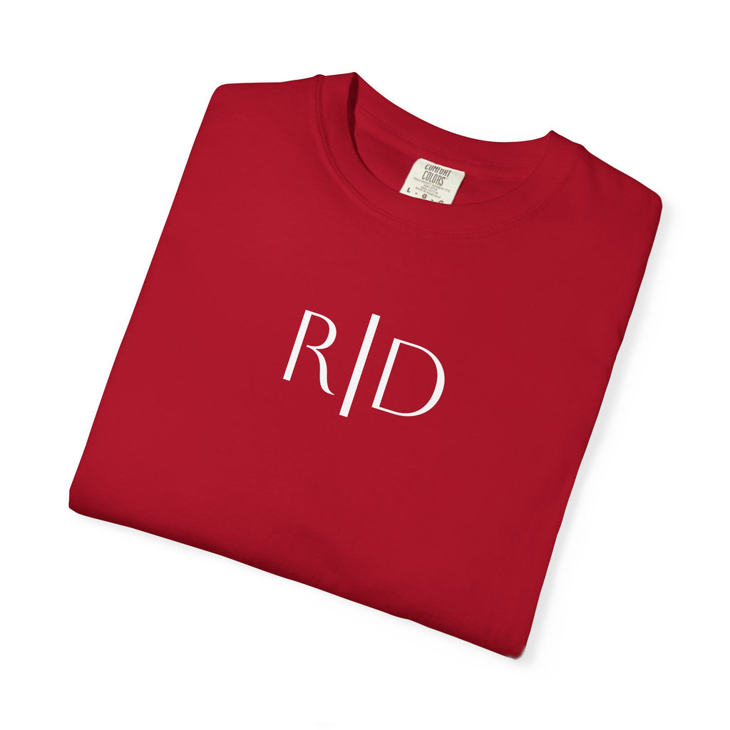 101 -  Tee Multi Colors Monogram R|D River Down Shop Classic Tee — Minimalist Initials T-Shirt