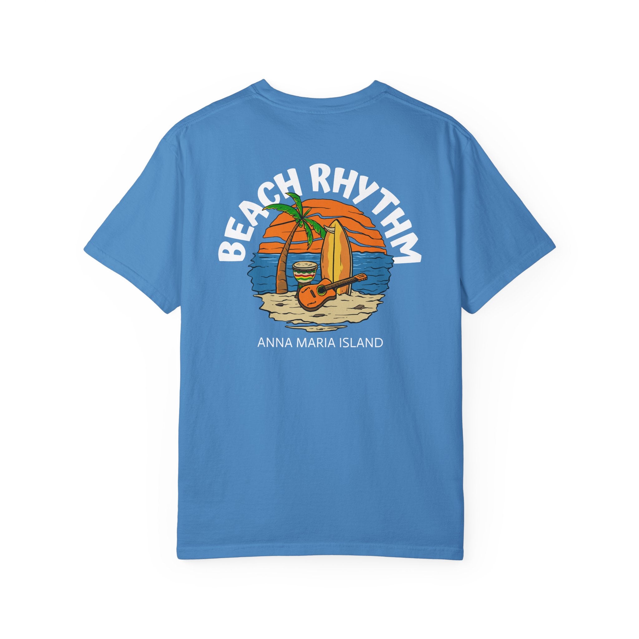 10 - Tee Multi Colors Beach Rhythm Minimalist Initials T-Shirt