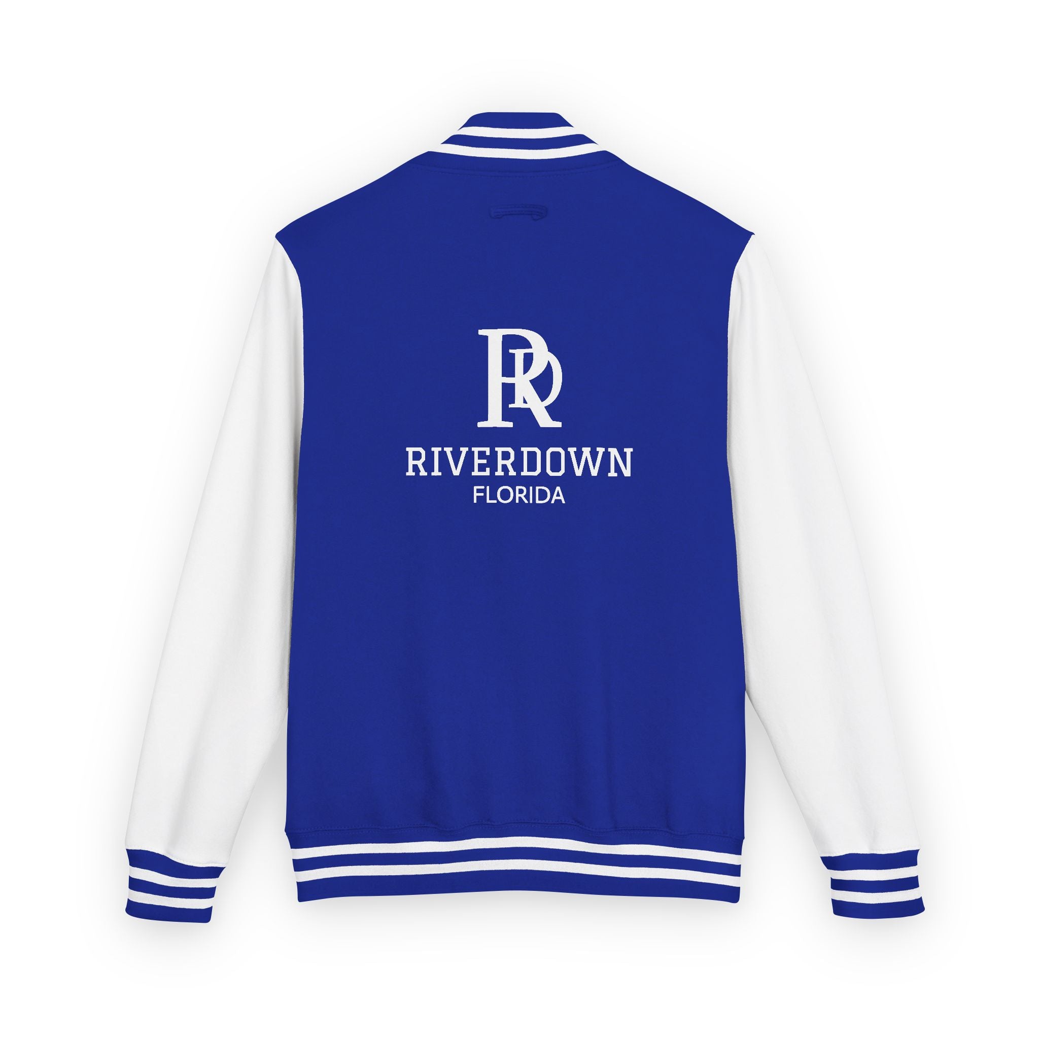 52 - Jacket Letterman - Classic Black & White Varsity Style with 'R|D' Chest Logo