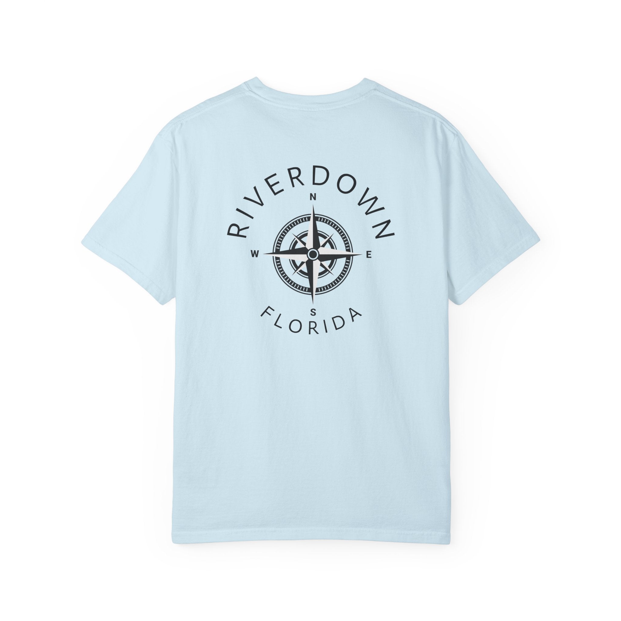 10 - Tee Multi Colors Compass — Minimalist Initials T-Shirt