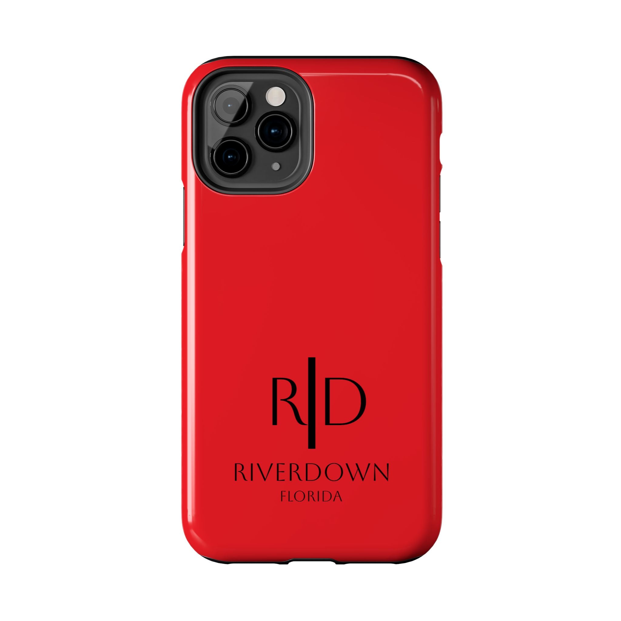 924 - Phone Case Red Berry — Durable Protective Phone Cover with Monogram Logo