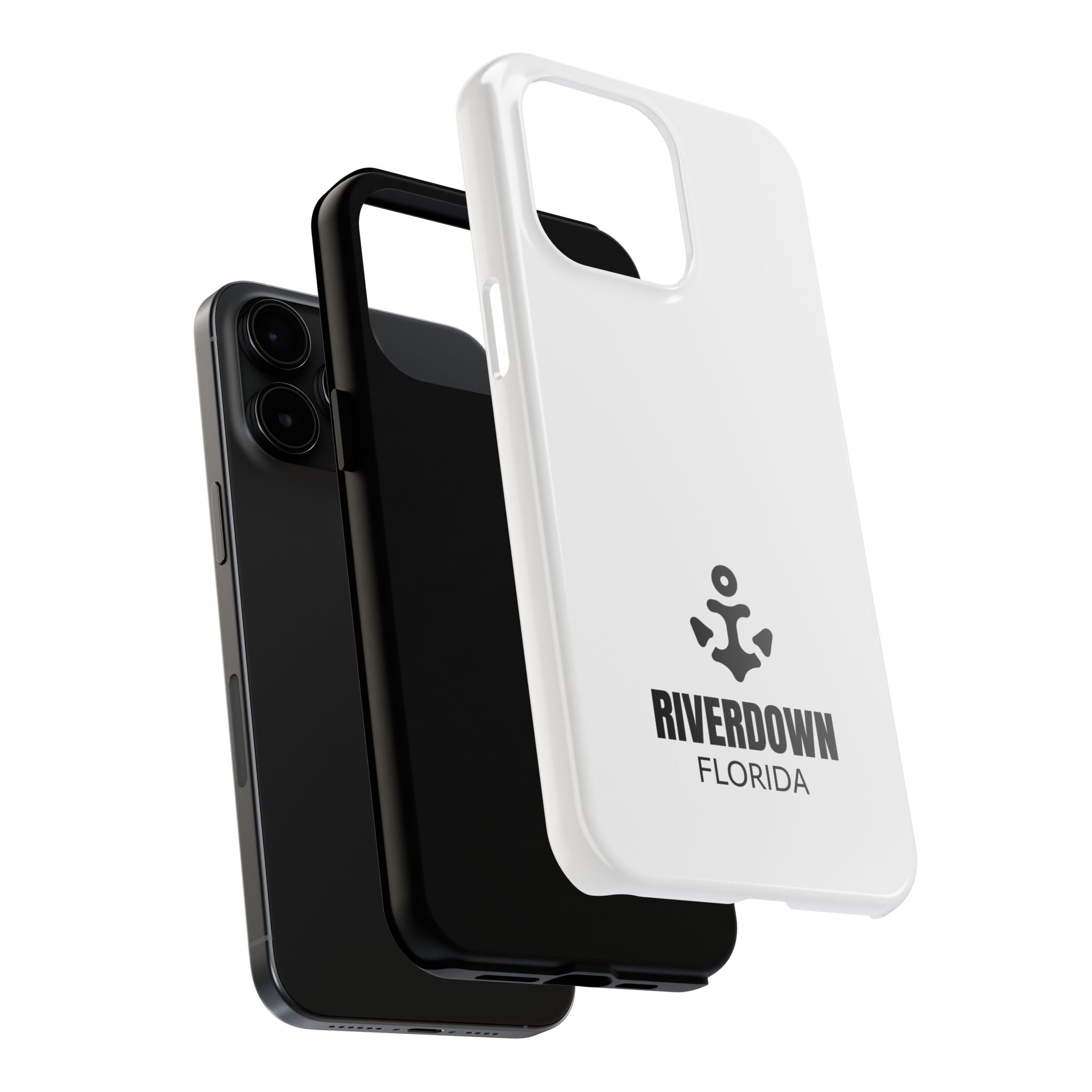 924 - Phone Case White Cap Riverdown Florida Tough Phone Case – Slim Protective iPhone Cover with R|D Logo