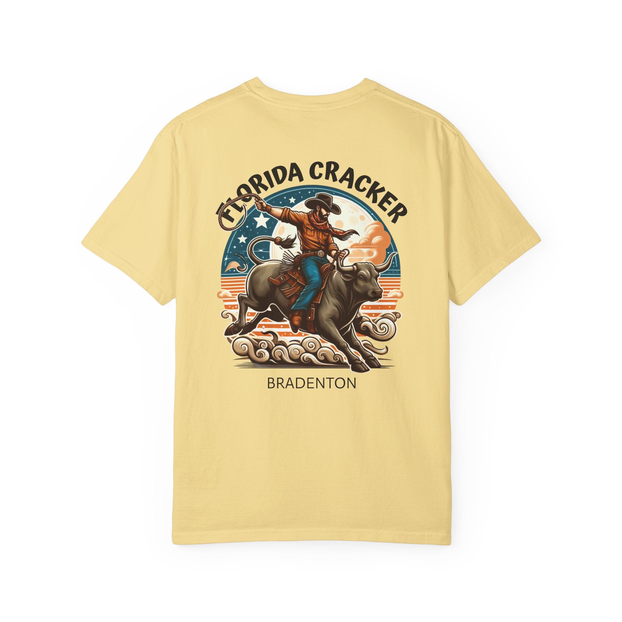 10 - Tee Multi Colors Florida Cracker -  Minimalist Initials T-Shirt