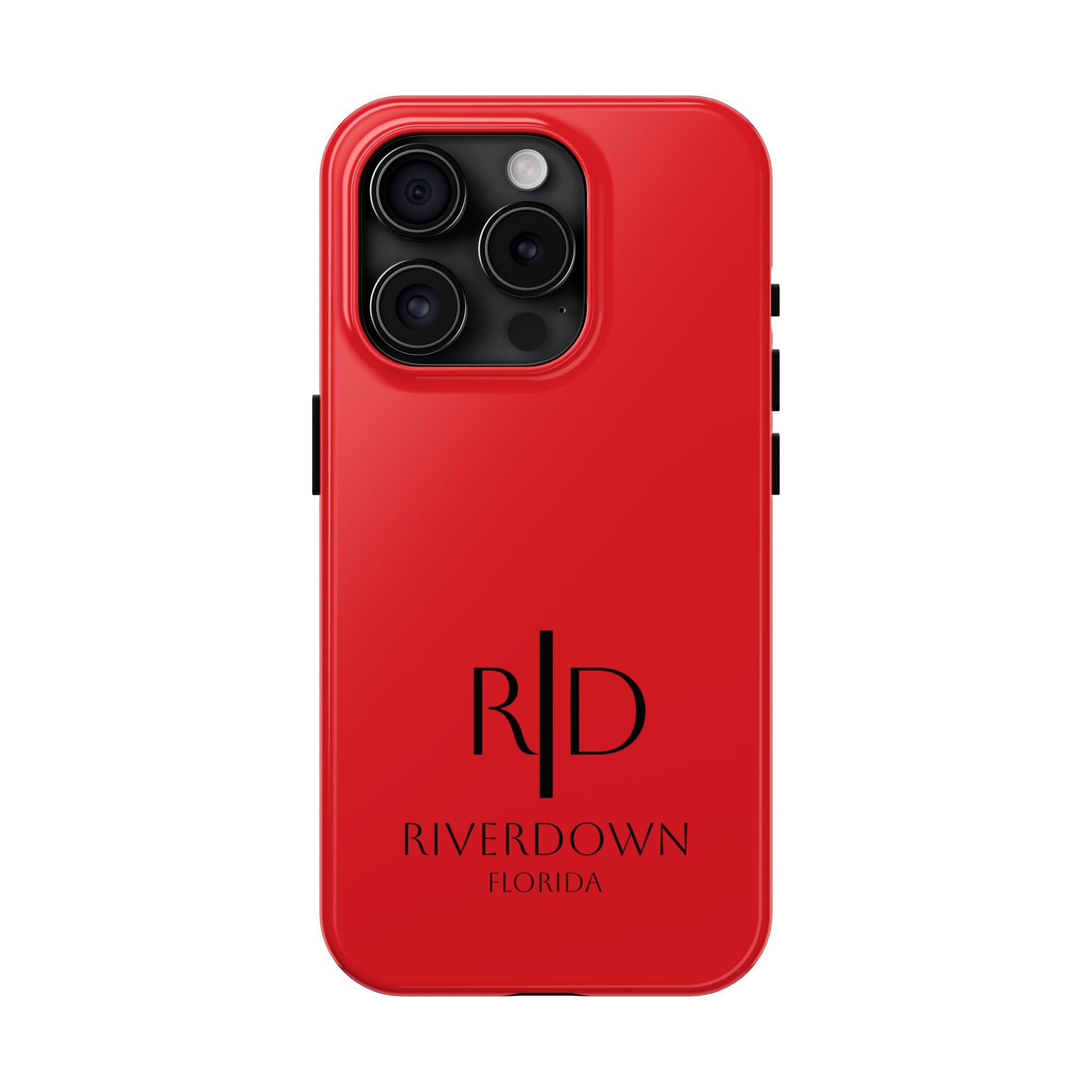 924 - Phone Case Red Berry — Durable Protective Phone Cover with Monogram Logo