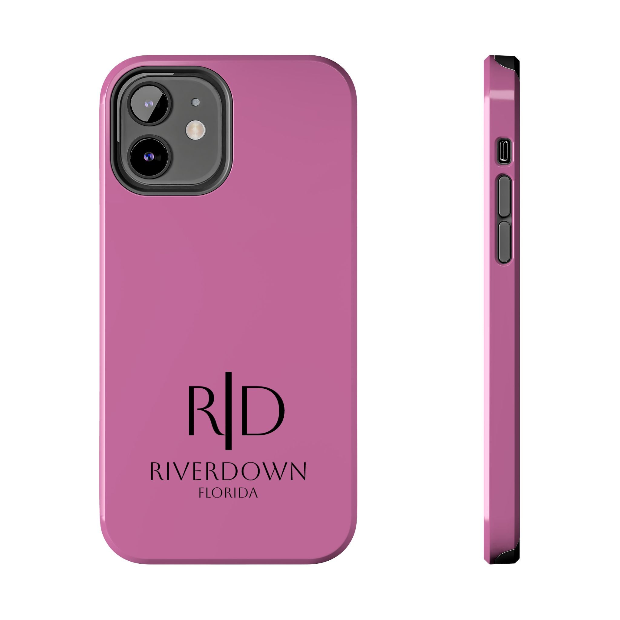 924 - Phone Case Pink Peddle Riverdown Florida Tough Phone Case – Slim Protective iPhone Cover with R|D Logo