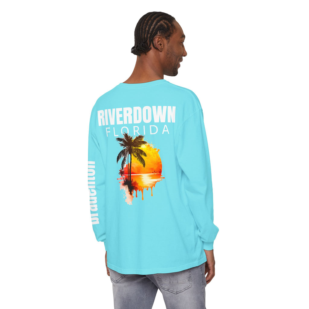 2 - Long Sleeve Bradenton Tee Multi Colors 'R|D' — Florida Sleeve Graphic