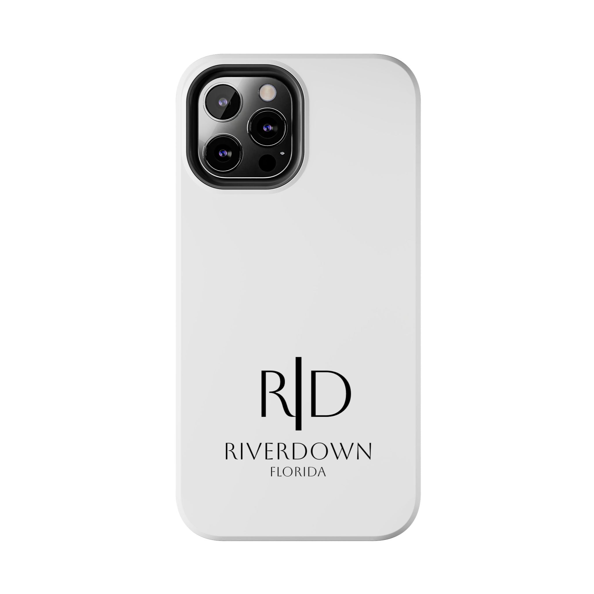 924 - Phone Case White Cap Riverdown Florida Tough Phone Case – Slim Protective iPhone Cover with R|D Logo
