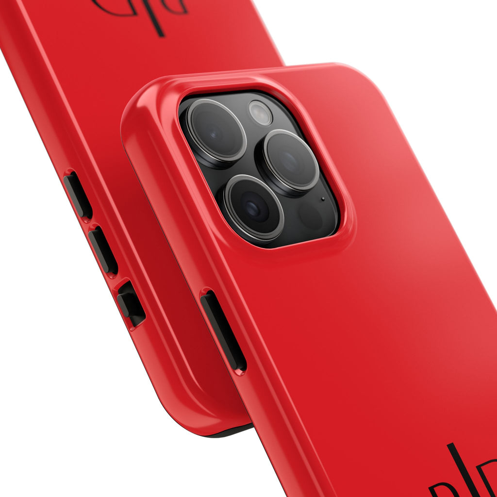 924 - Phone Case Red Berry — Durable Protective Phone Cover with Monogram Logo