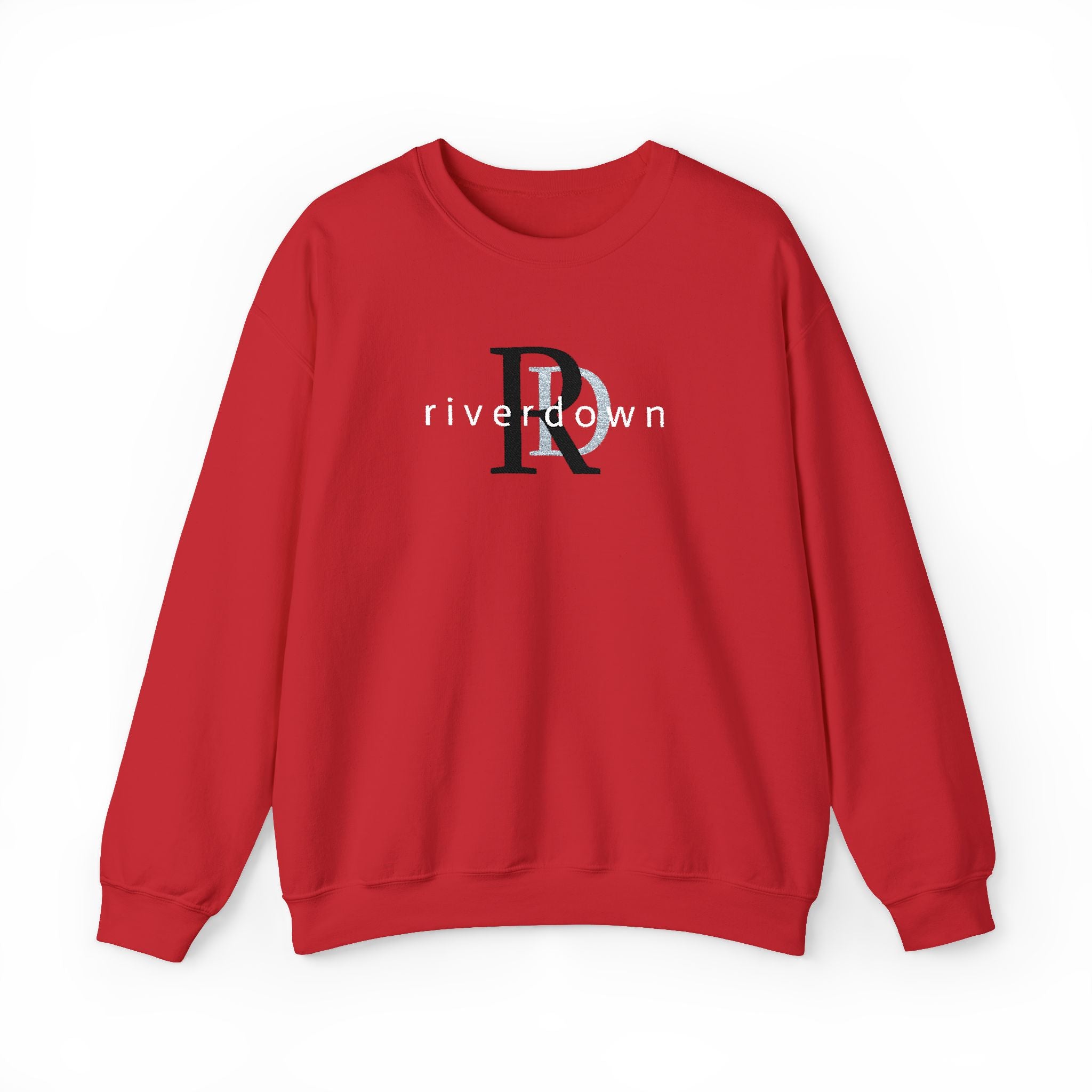 3 - Crewneck Embroidered RD Sweatshirt —Anchor  'Riverdown' Anchor Logo Minimalist Nautical Pullover