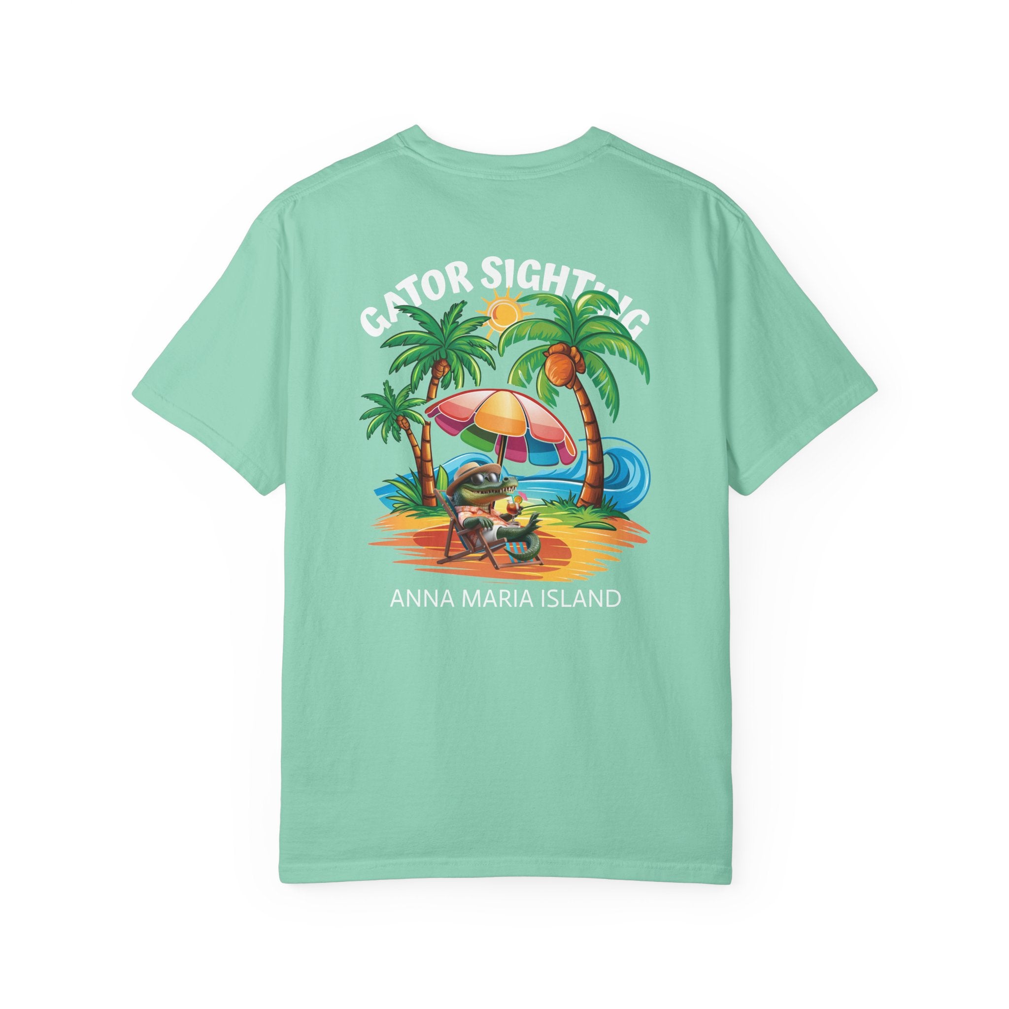 10 - Tee Multi Colors Gator Sighting -  Minimalist Initials T-Shirt