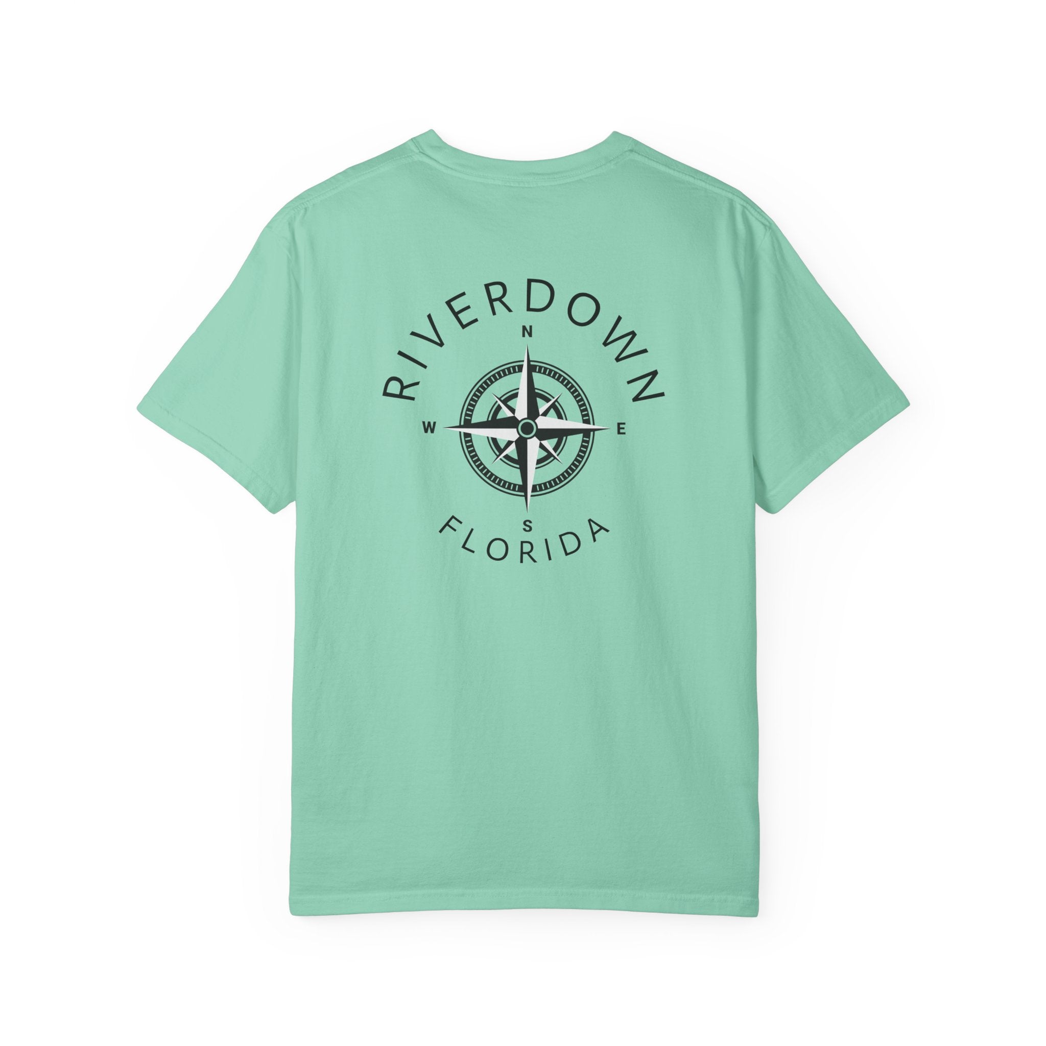 10 - Tee Multi Colors Compass — Minimalist Initials T-Shirt