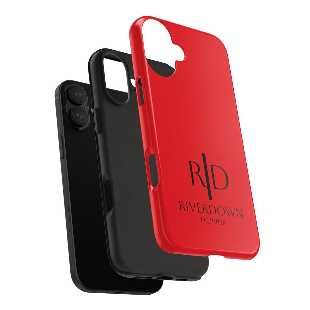 924 - Phone Case Red Berry — Durable Protective Phone Cover with Monogram Logo