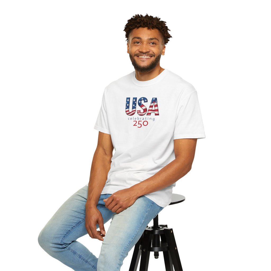 10  - Tee Multi Colors USA Celebrating 250 - T-Shirt