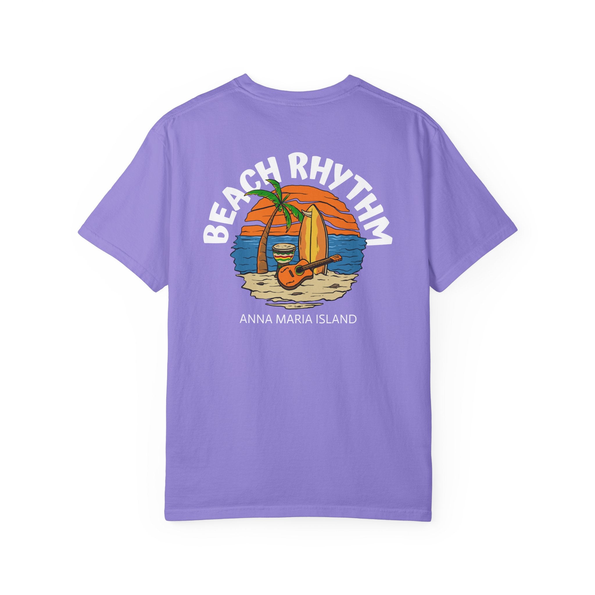 10 - Tee Multi Colors Beach Rhythm Minimalist Initials T-Shirt