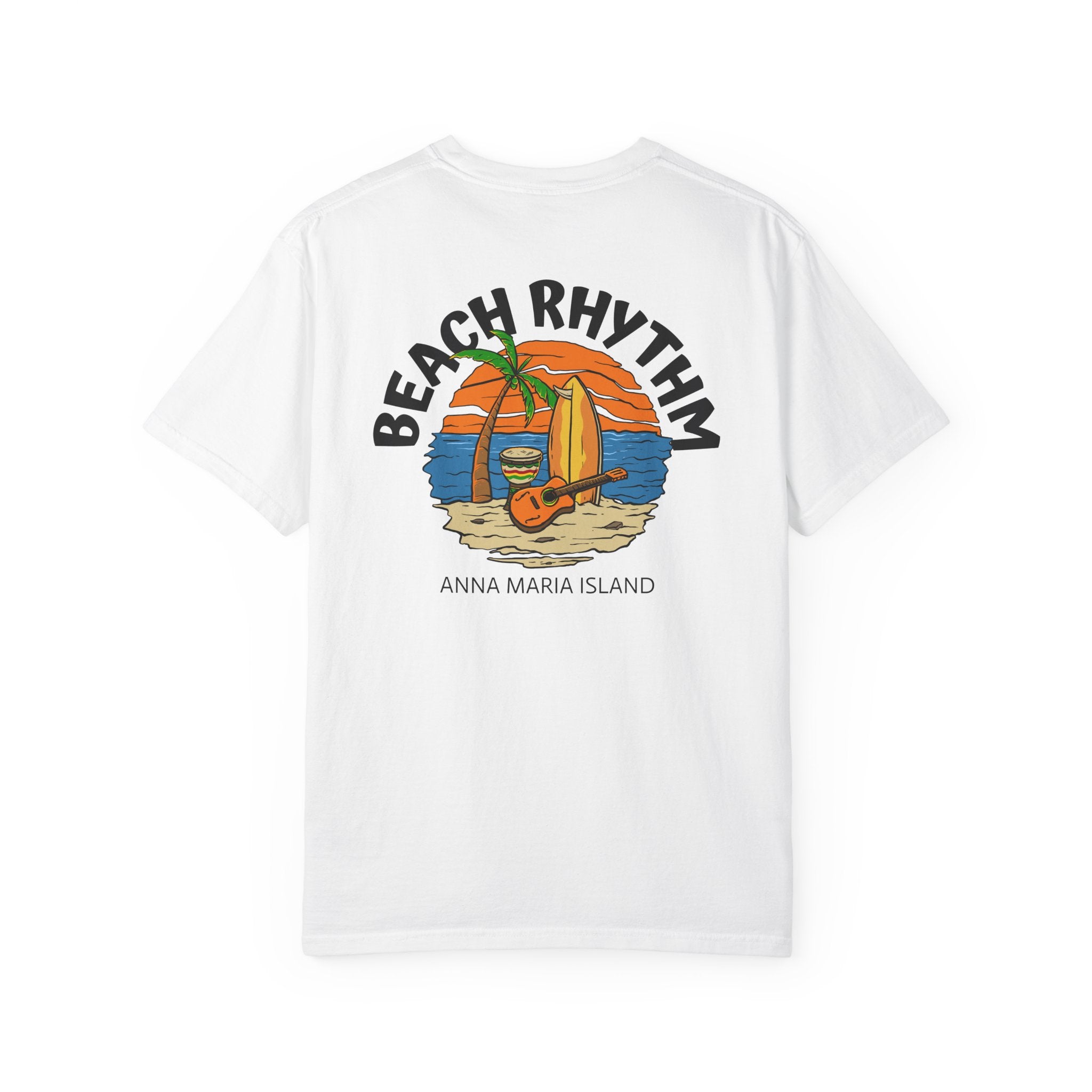 10 - Tee Multi Colors Beach Rhythm Minimalist Initials T-Shirt