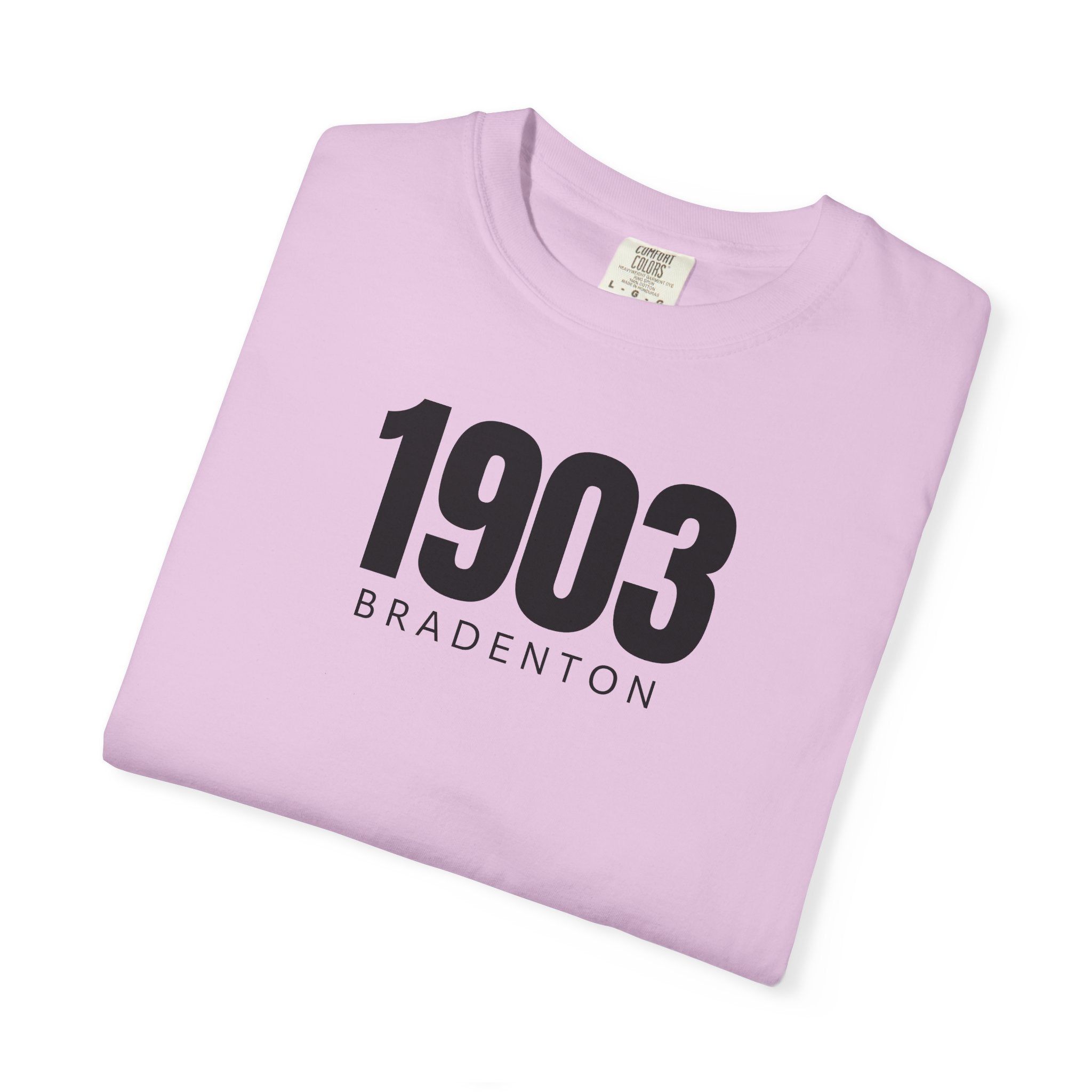 101 - Tee Multi Colors Bradenton 1903 Classic Tee — Minimalist Initials T-Shirt