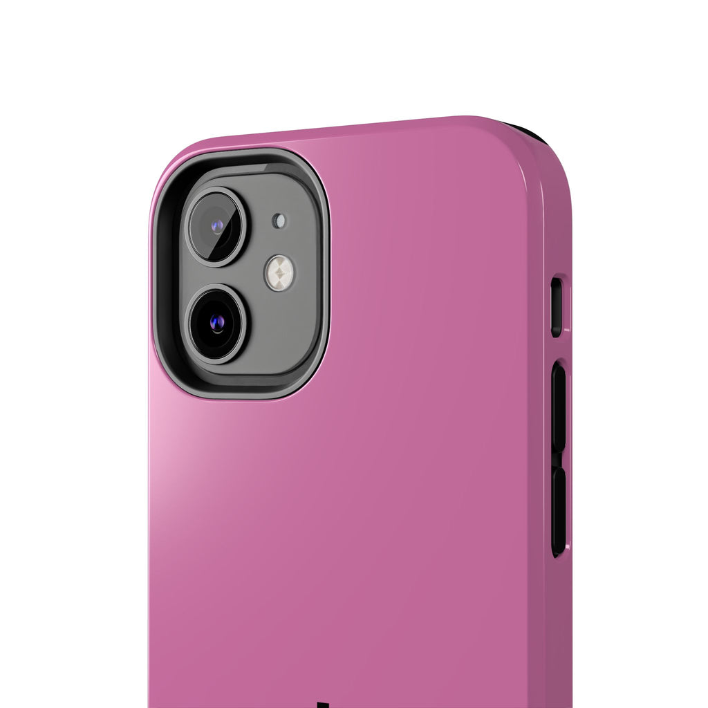 924 - Phone Case Pink Peddle — Durable Protective Phone Cover with Monogram Logo