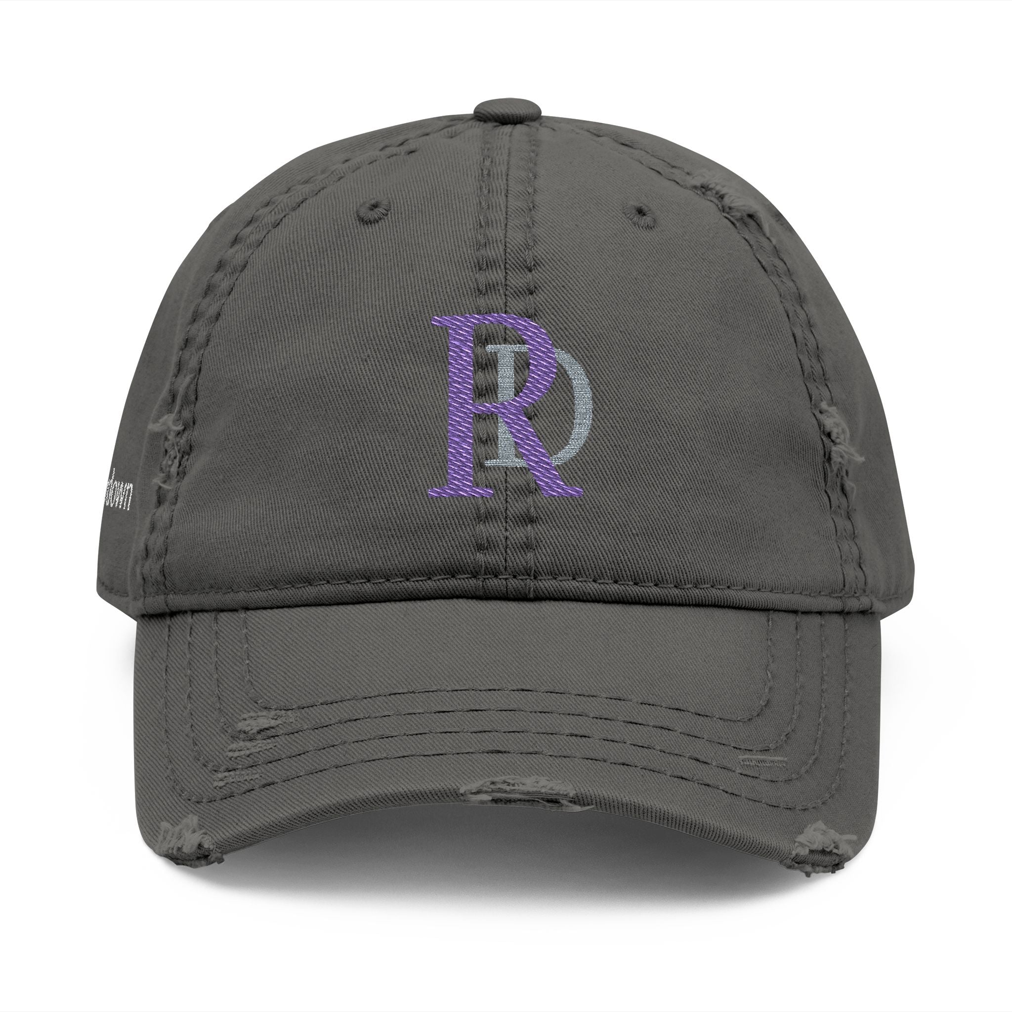 920 - Hat Multi Colors RD Distressed Embroidered 'Riverdown' Dad Hat – Vintage Washed Baseball Cap