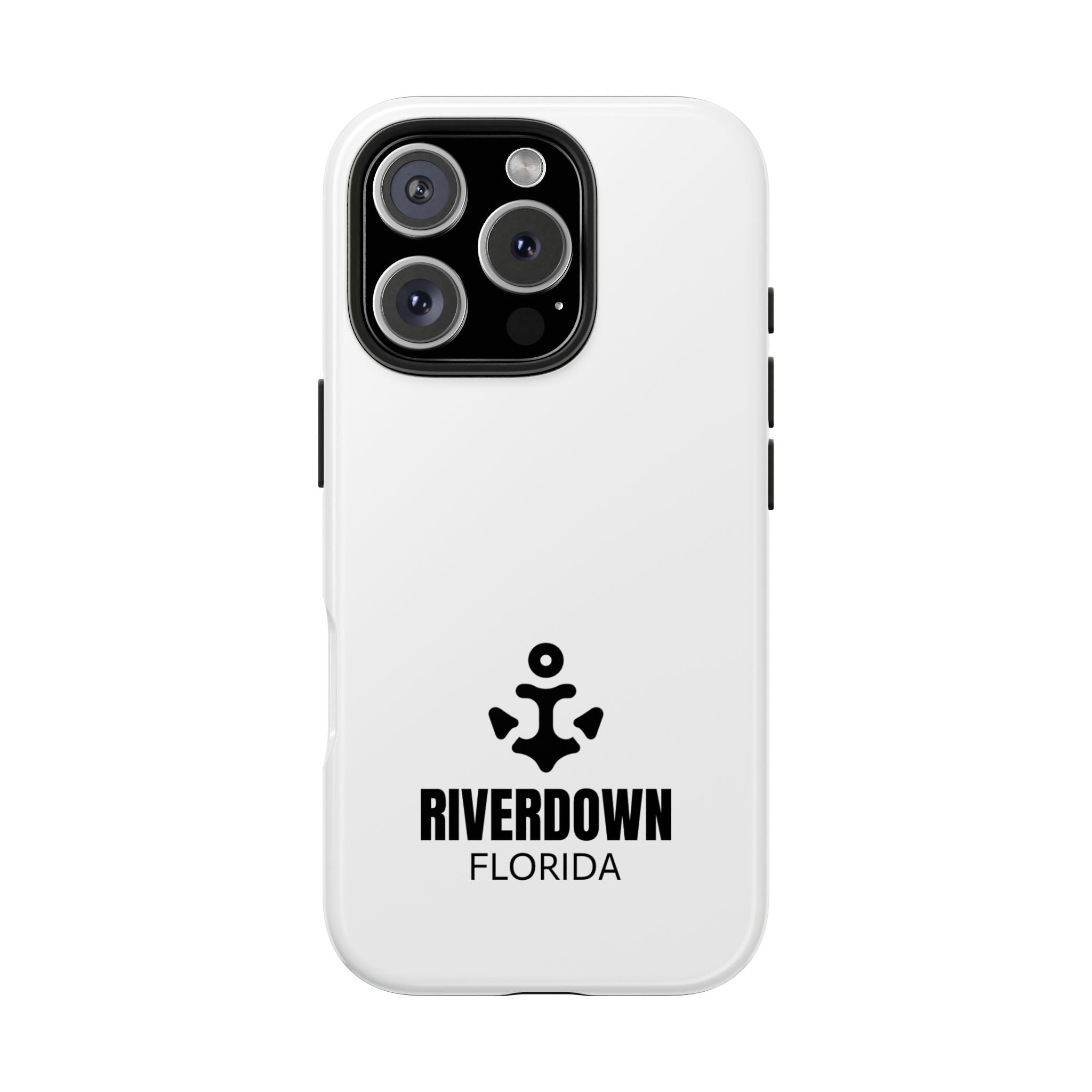 924 - Phone Case White Cap Riverdown Florida Tough Phone Case – Slim Protective iPhone Cover with R|D Logo