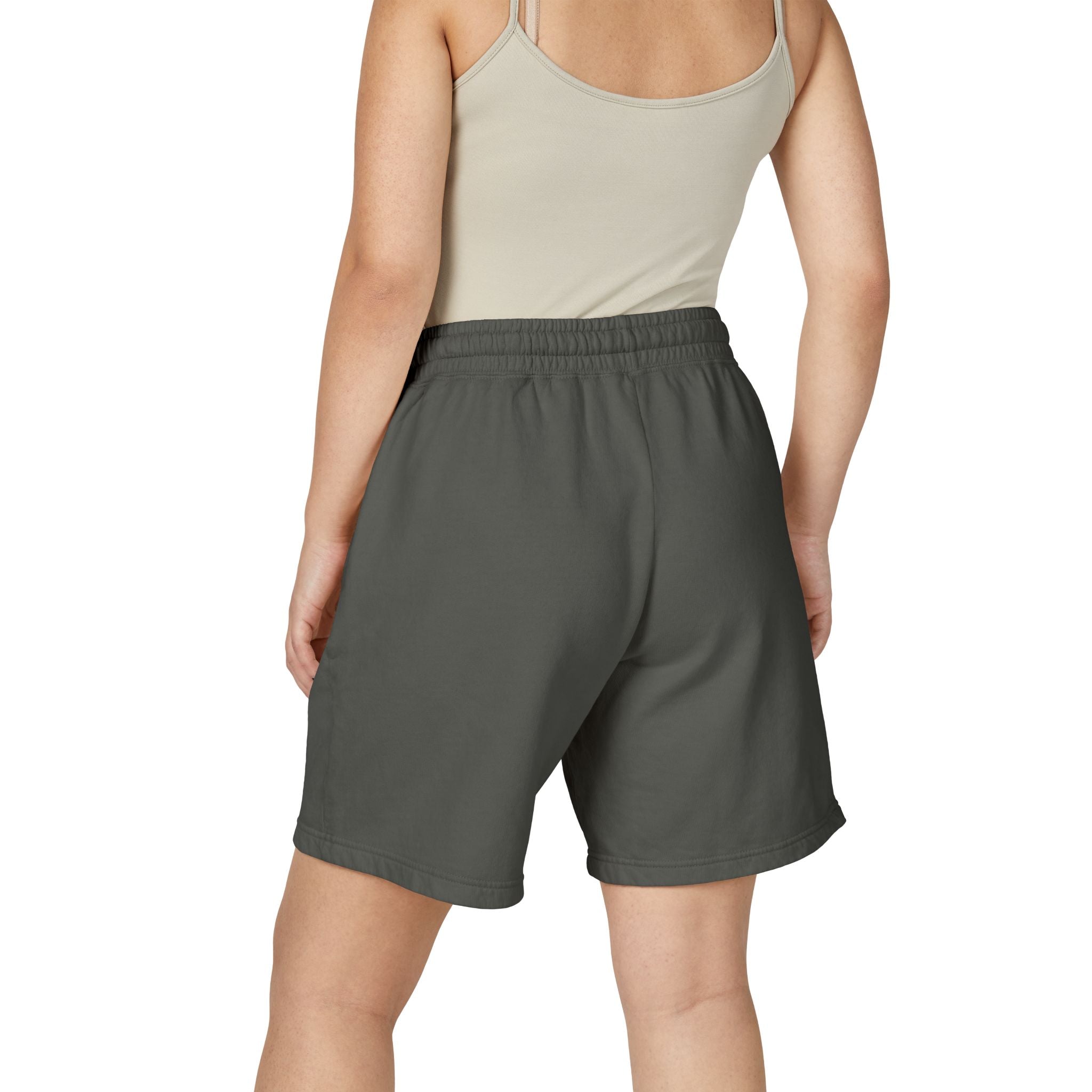 7 - Lightweight Fleece Sweat Shorts — Garment-Dyed Casual Lounge Shorts