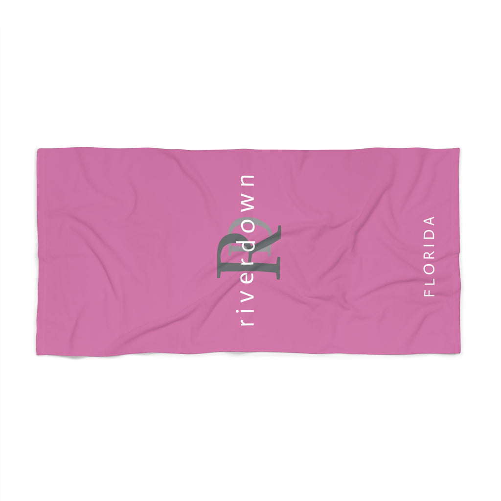 91 - Beach Towel 2 — Minimal Logo Cotton Beach Towel