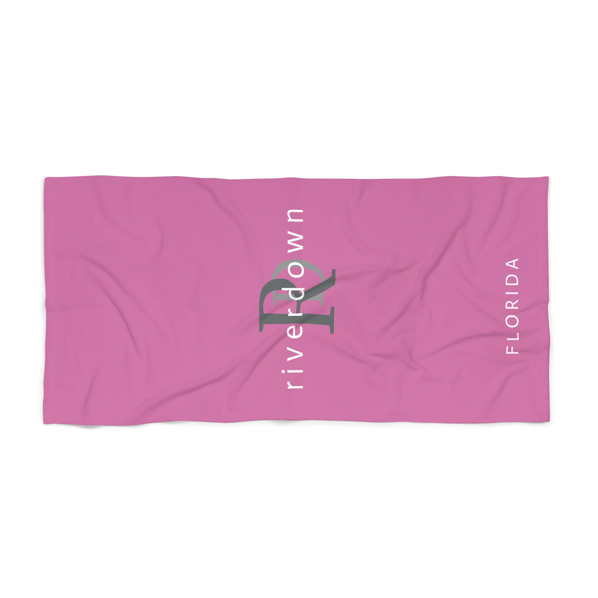 91 - Beach Towel 2 — Minimal Logo Cotton Beach Towel