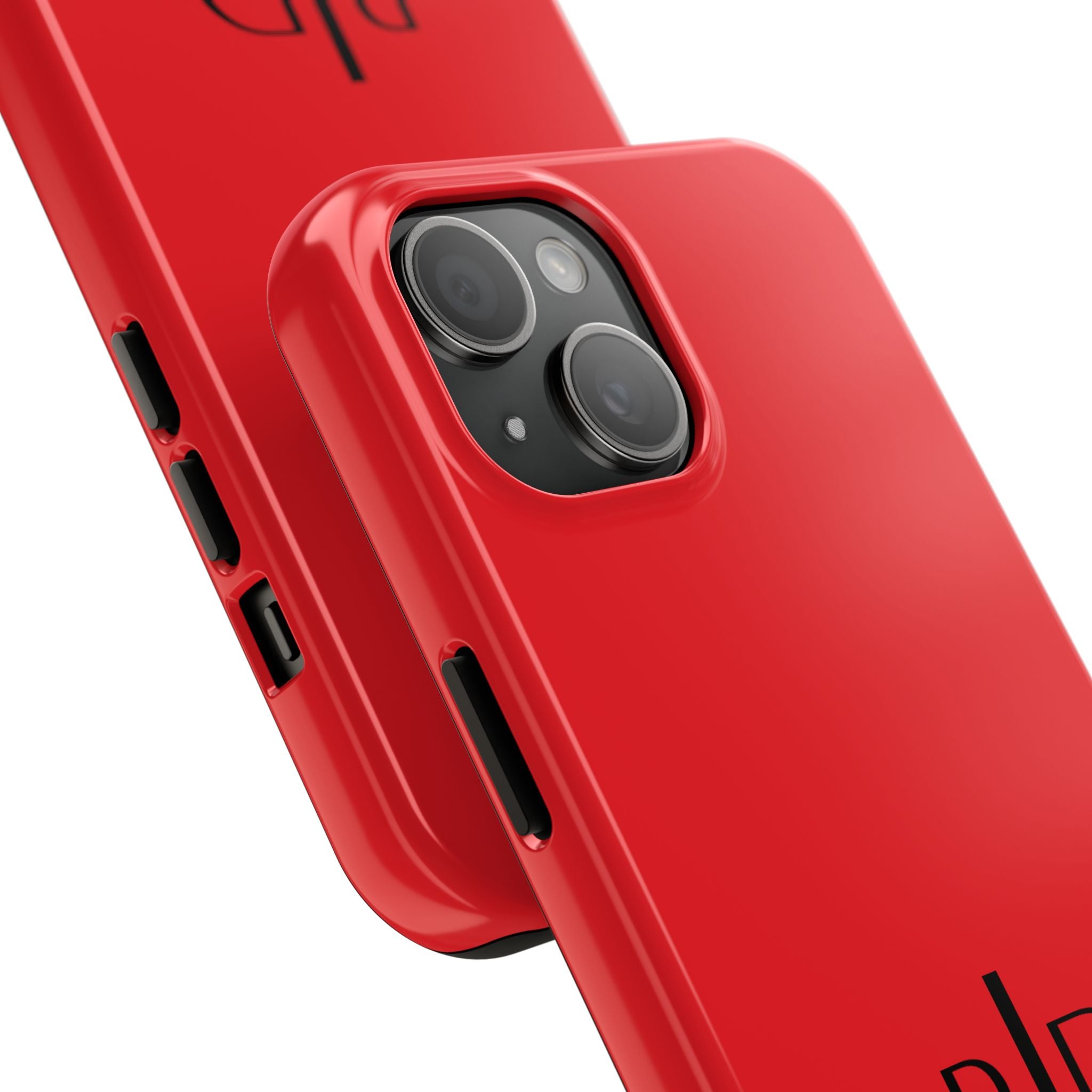 924 - Phone Case Red Berry — Durable Protective Phone Cover with Monogram Logo