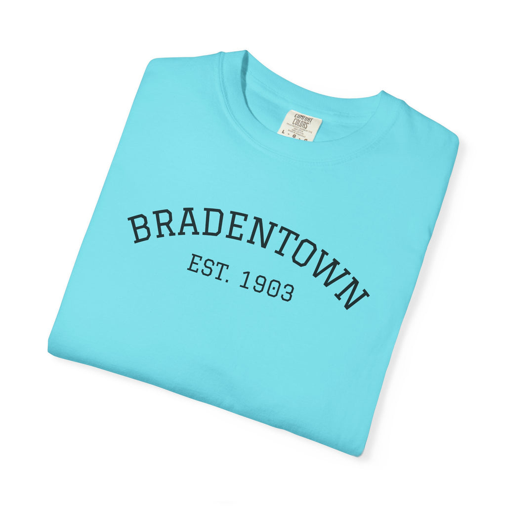 101 -  Tee Multi Colors Bradentown Classic Tee — Minimalist Initials T-Shirt